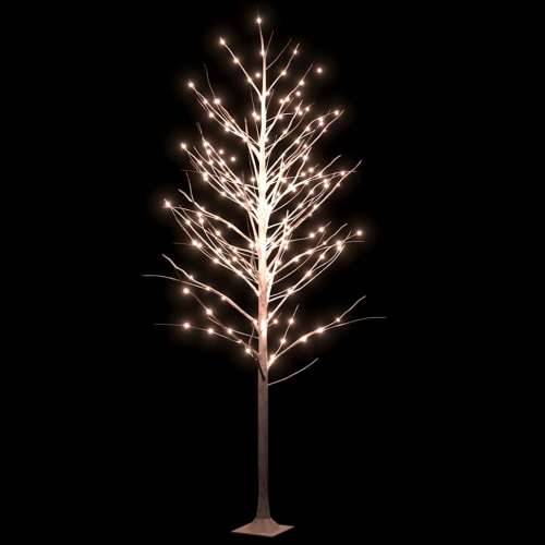 LED drvo bijele breze s 240 toplih bijelih LED žarulja 300 cm - 300 cm 1 Cijena
