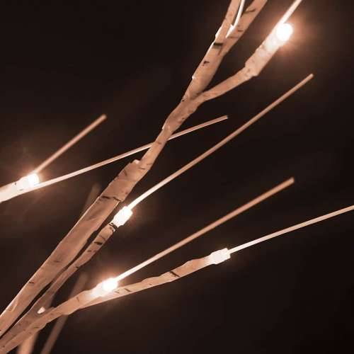 LED drvo bijele breze s 240 toplih bijelih LED žarulja 300 cm - 300 cm 1 Cijena