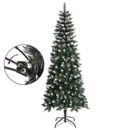 Umjetno božićno drvce sa stalkom zeleno 210 cm PVC - 210 cm 1 bez LED svjetala Cijena
