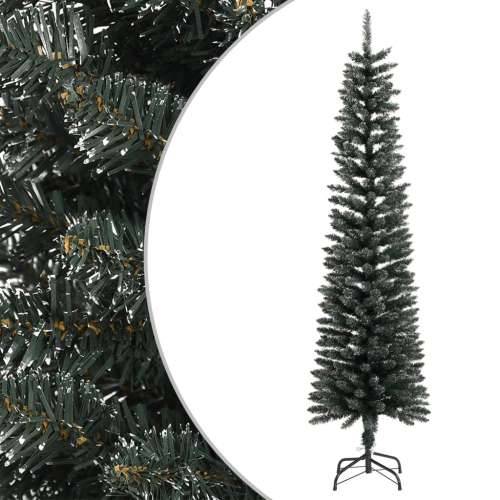 Umjetno usko božićno drvce sa stalkom zeleno 180 cm PVC - 180 cm 1 bez LED svjetala Cijena