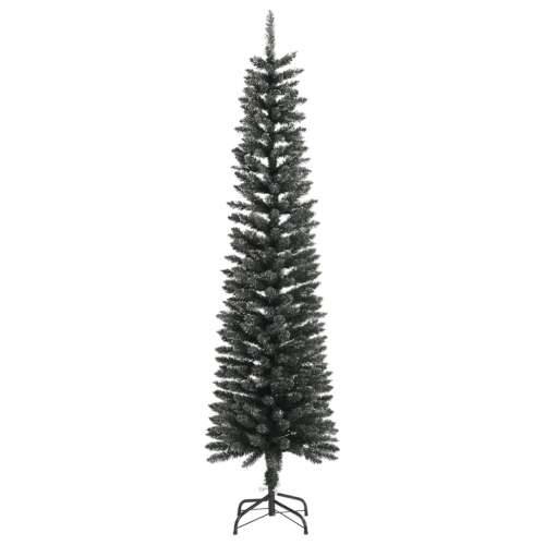 Umjetno usko božićno drvce sa stalkom zeleno 180 cm PVC - 180 cm 1 bez LED svjetala Cijena