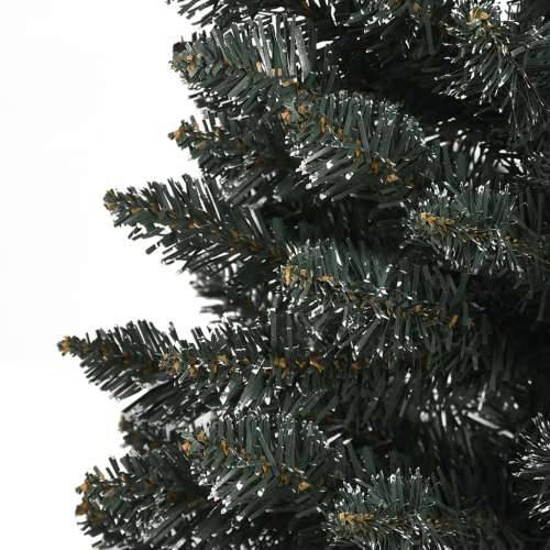 Umjetno usko božićno drvce sa stalkom zeleno 180 cm PVC - 180 cm 1 bez LED svjetala Cijena