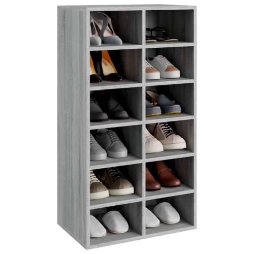 Stalak za cipele boja hrasta 54x34x100,5 cm konstruirano drvo - Sivi hrast sonoma 1 Cijena