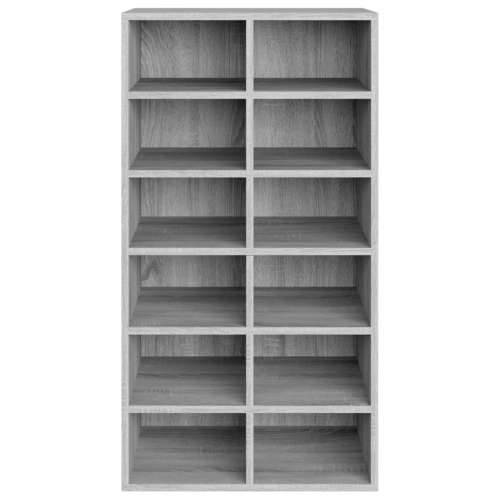 Stalak za cipele boja hrasta 54x34x100,5 cm konstruirano drvo - Sivi hrast sonoma 1 Cijena