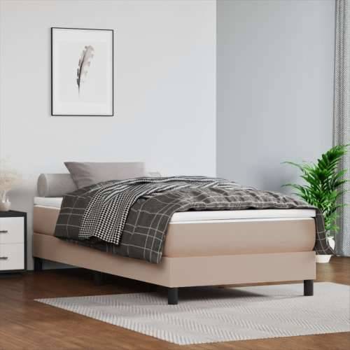 Madrac s oprugama boja cappuccina 80x200x20cm od umjetne kože - Boja cappuccina 80 x 200 cm 1 Cijena