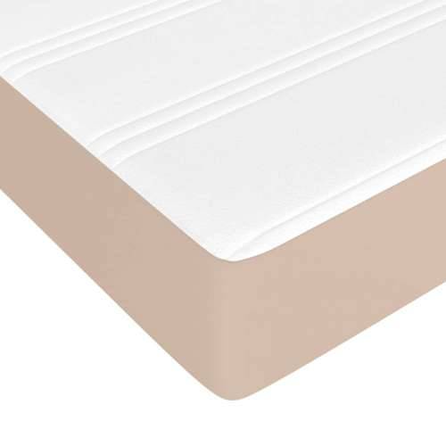 Madrac s oprugama boja cappuccina 80x200x20cm od umjetne kože - Boja cappuccina 80 x 200 cm 1 Cijena