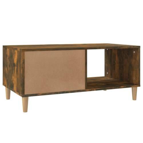 Stolić za kavu dimljeni hrast 89,5x50x40 cm konstruirano drvo - Dimljeni hrast 1 Cijena