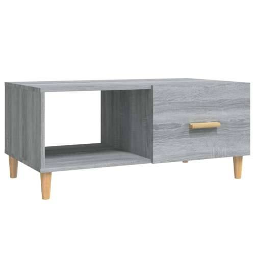 Stolić za kavu boja hrasta 89,5 x 50 x 40 cm konstruirano drvo - Sivi hrast sonoma 1 Cijena