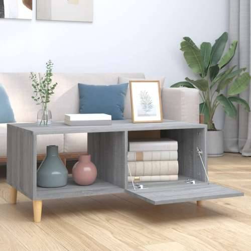 Stolić za kavu boja hrasta 89,5 x 50 x 40 cm konstruirano drvo - Sivi hrast sonoma 1 Cijena