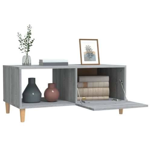 Stolić za kavu boja hrasta 89,5 x 50 x 40 cm konstruirano drvo - Sivi hrast sonoma 1 Cijena