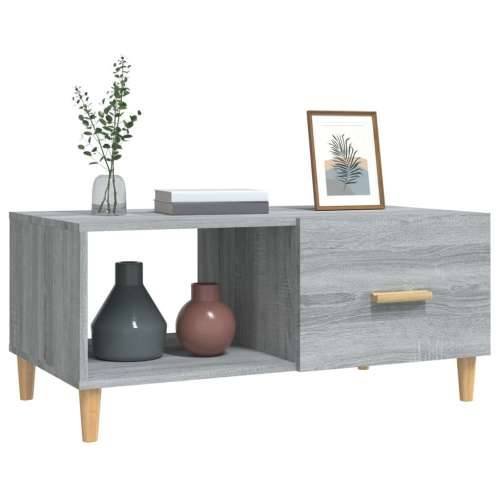 Stolić za kavu boja hrasta 89,5 x 50 x 40 cm konstruirano drvo - Sivi hrast sonoma 1 Cijena