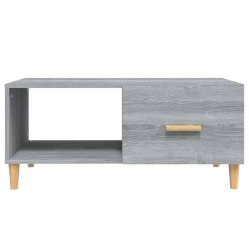 Stolić za kavu boja hrasta 89,5 x 50 x 40 cm konstruirano drvo - Sivi hrast sonoma 1 Cijena