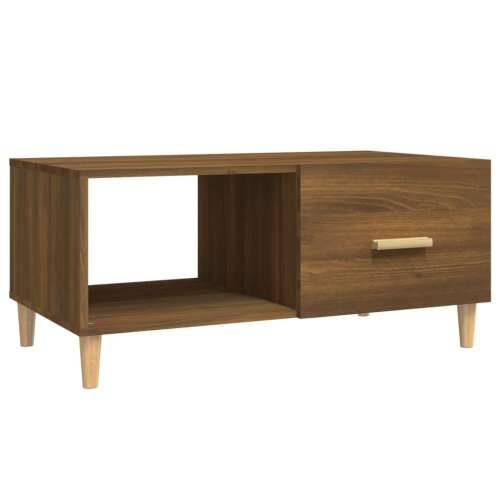 Stolić za kavu boja hrasta 89,5 x 50 x 40 cm konstruirano drvo - Smeđi hrast 1 Cijena