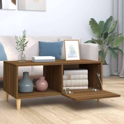 Stolić za kavu boja hrasta 89,5 x 50 x 40 cm konstruirano drvo - Smeđi hrast 1 Cijena