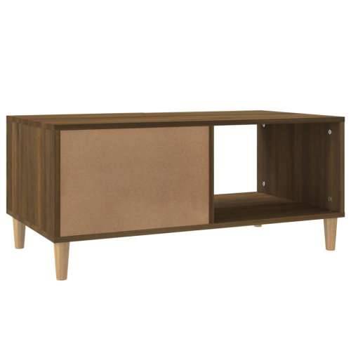 Stolić za kavu boja hrasta 89,5 x 50 x 40 cm konstruirano drvo - Smeđi hrast 1 Cijena