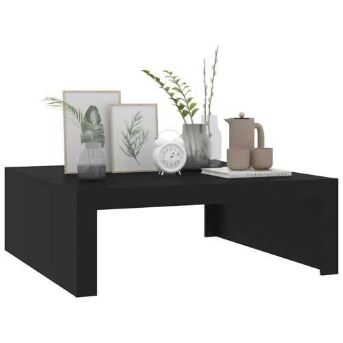 Stolić za kavu crni 100 x 100 x 35 cm od konstruiranog drva - Crna 100 x 100 x 35 cm 1 Cijena