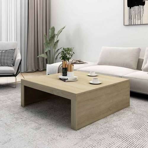 Stolić za kavu boja hrasta sonome 100 x 100 x 35 cm drvena - sonoma hrast 100 x 100 x 35 cm 1 Cijena