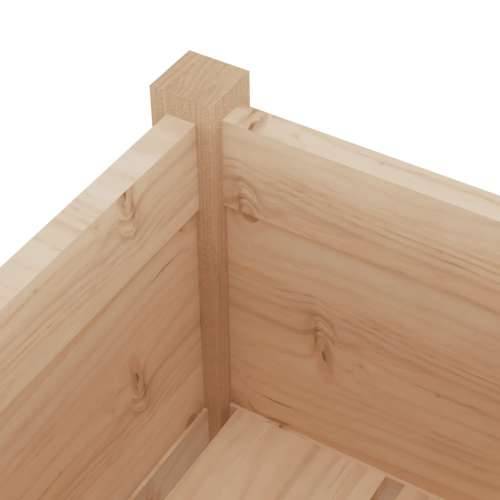 Vrtne sadilice 2 kom 31 x 31 x 70 cm od masivne borovine - Prirodna 2 1 Cijena