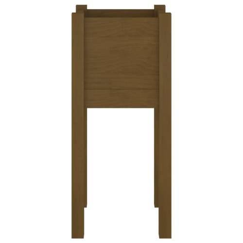 Vrtna sadilica smeđa boja meda 31x31x70 cm od masivne borovine - boja meda 1 Cijena