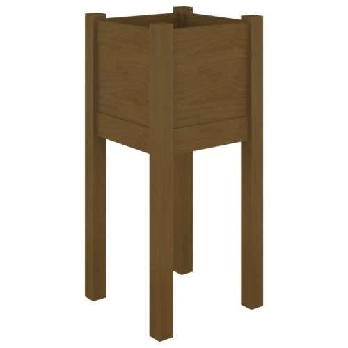 Vrtne sadilice 2 kom boja meda 31x31x70 cm od masivne borovine - boja meda 2 1 Cijena