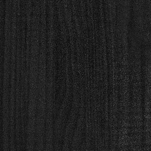 Vrtna sadilica crna 31 x 31 x 70 cm od masivne borovine - Crna 1 Cijena