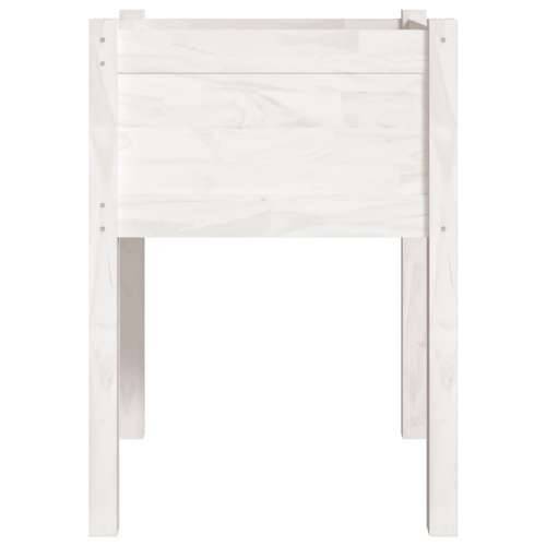 Vrtna sadilica bijela 50 x 50 x 70 cm od masivne borovine - Bijela 1 Cijena