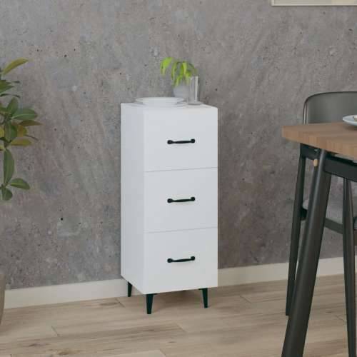 Komoda bijela 34,5 x 34 x 90 cm od konstruiranog drva - Bijela 1 Cijena
