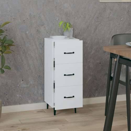 Komoda bijela 34,5 x 34 x 90 cm od konstruiranog drva - Bijela 1 Cijena