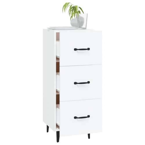 Komoda bijela 34,5 x 34 x 90 cm od konstruiranog drva - Bijela 1 Cijena