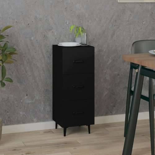 Komoda crna 34,5 x 34 x 90 cm od konstruiranog drva - Crna 1 Cijena