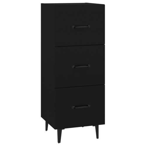 Komoda crna 34,5 x 34 x 90 cm od konstruiranog drva - Crna 1 Cijena