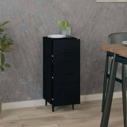 Komoda crna 34,5 x 34 x 90 cm od konstruiranog drva - Crna 1 Cijena