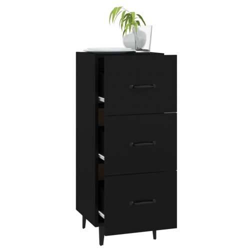 Komoda crna 34,5 x 34 x 90 cm od konstruiranog drva - Crna 1 Cijena
