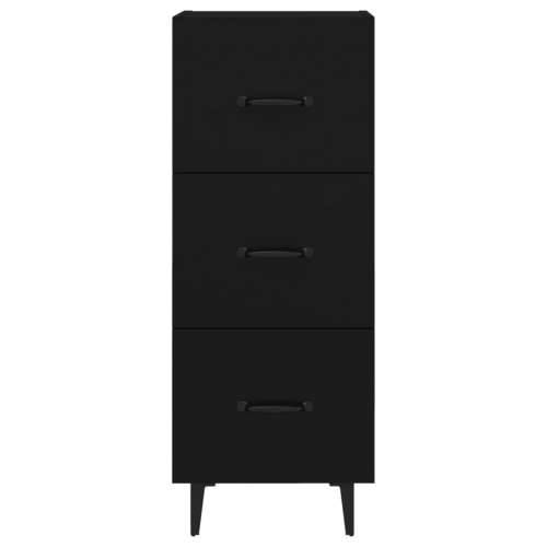 Komoda crna 34,5 x 34 x 90 cm od konstruiranog drva - Crna 1 Cijena