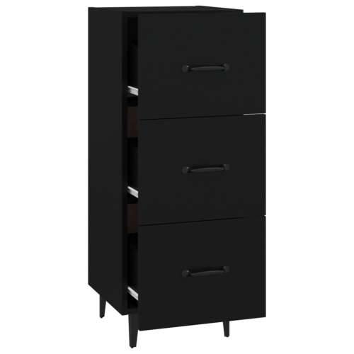 Komoda crna 34,5 x 34 x 90 cm od konstruiranog drva - Crna 1 Cijena