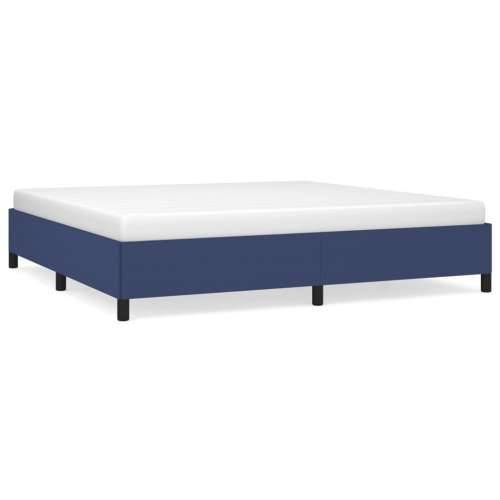 Okvir za krevet bez madraca plavi 200x200 cm od tkanine - Plava 200 x 200 cm 35 cm Cijena