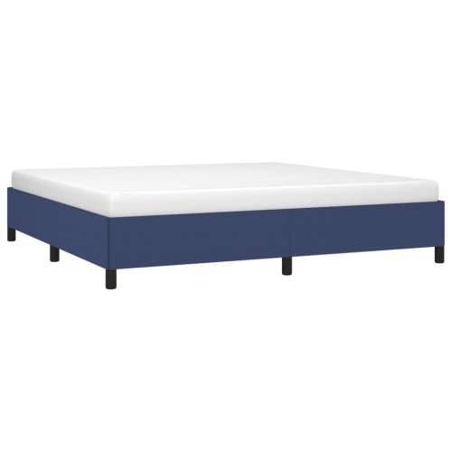 Okvir za krevet bez madraca plavi 200x200 cm od tkanine - Plava 200 x 200 cm 35 cm Cijena