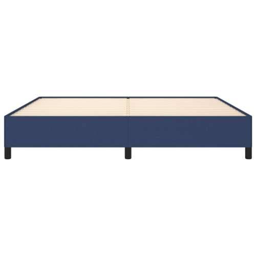 Okvir za krevet bez madraca plavi 200x200 cm od tkanine - Plava 200 x 200 cm 35 cm Cijena