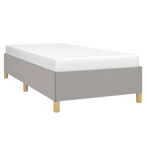 Okvir za krevet bez madraca svjetlosivi 80x200 cm od tkanine - Svjetlosiva 80 x 200 cm 35 cm Cijena