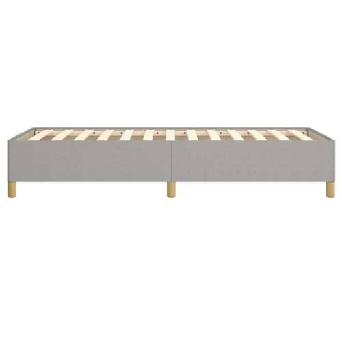 Okvir za krevet bez madraca svjetlosivi 80x200 cm od tkanine - Svjetlosiva 80 x 200 cm 35 cm Cijena