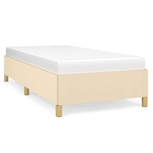 Okvir za krevet bez madraca krem 90x190cm od tkanine - Krema 90 x 190 cm 35 cm Cijena