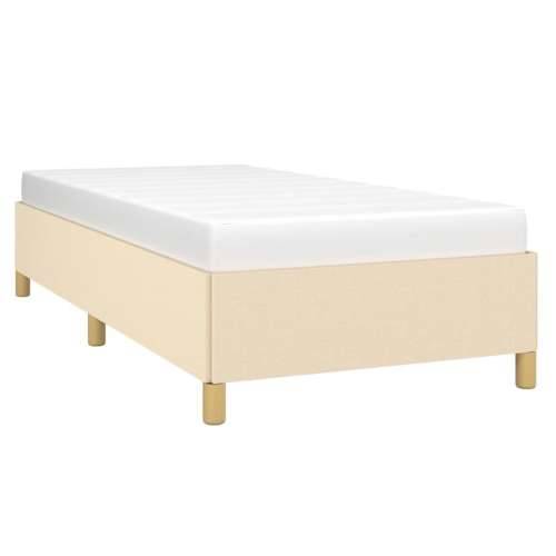 Okvir za krevet bez madraca krem 90x190cm od tkanine - Krema 90 x 190 cm 35 cm Cijena