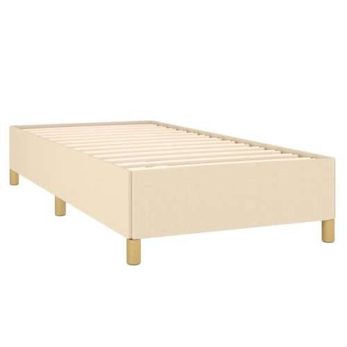 Okvir za krevet bez madraca krem 90x190cm od tkanine - Krema 90 x 190 cm 35 cm Cijena