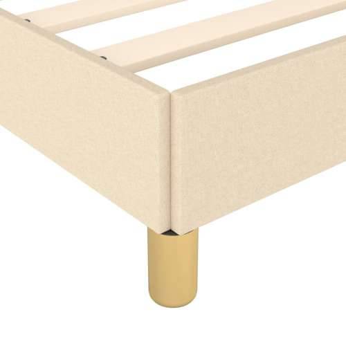 Okvir za krevet bez madraca krem 90x190cm od tkanine - Krema 90 x 190 cm 35 cm Cijena