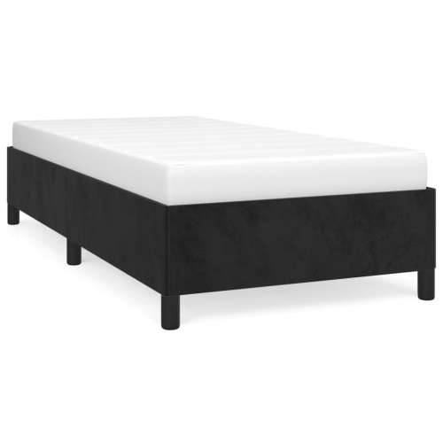 Okvir za krevet crni 90x200 cm baršunasti Cijena