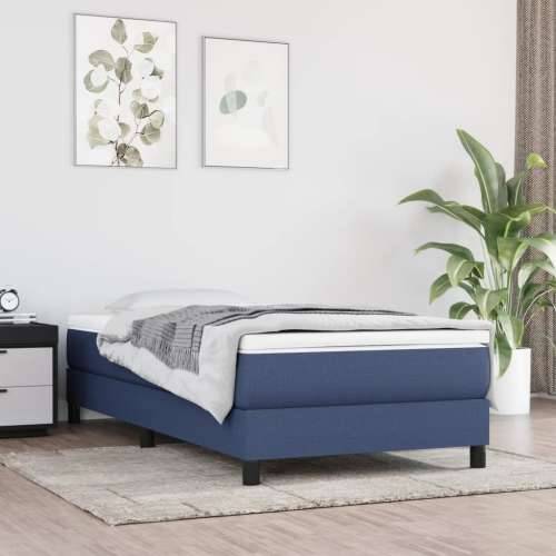 Madrac s džepičastim oprugama plavi 100x200x20 cm od tkanine - Plava 100 x 200 cm 1 Cijena
