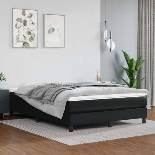 Madrac s džepičastim oprugama crni 140x190x20 cm umjetne kože - Crna 140 x 190 cm 1 Cijena