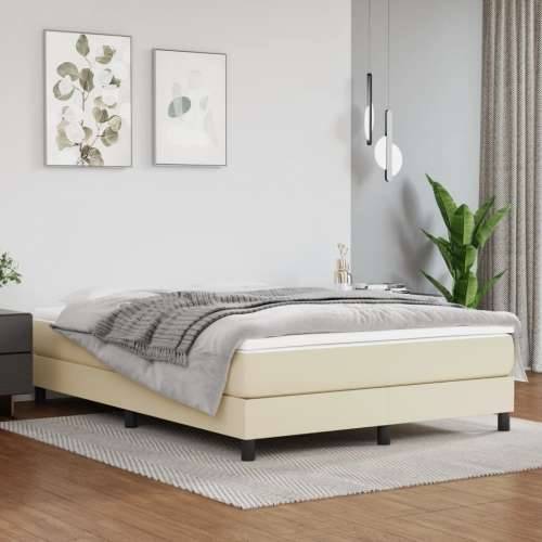 Madrac s džepičastim oprugama krem 140x190x20 cm umjetne kože - Krema 140 x 190 cm 1 Cijena