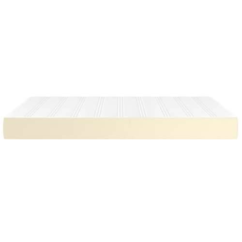 Madrac s džepičastim oprugama krem 140x190x20 cm umjetne kože - Krema 140 x 190 cm 1 Cijena