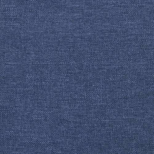 Madrac s džepičastim oprugama plavi 140x200x20 cm od tkanine Cijena